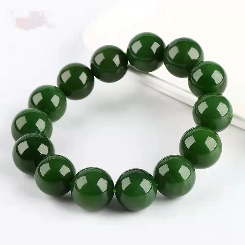 Genuine Natural Green Jade Bracelet Men Women Healing Jewelry Real Chinese Hetian Nephrite Jades Stone Elastic Bead Bracelets
Genuine Natural Green Jade Bracelet Men Women Healing Jewelry Real Chinese Hetian Nephrite Jades Stone Elastic Bead Bracelets