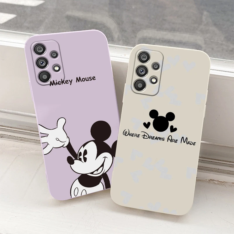 Disney Mickry Art Cool Phone Case For Samsung Galaxy A73 A53 A33 A52 A32 A22 A71 A51 A21S A03S A50 5G Liquid Rope Cover
Disney Mickry Art Cool Phone Case For Samsung Galaxy A73 A53 A33 A52 A32 A22 A71 A51 A21S A03S A50 5G Liquid Rope Cover