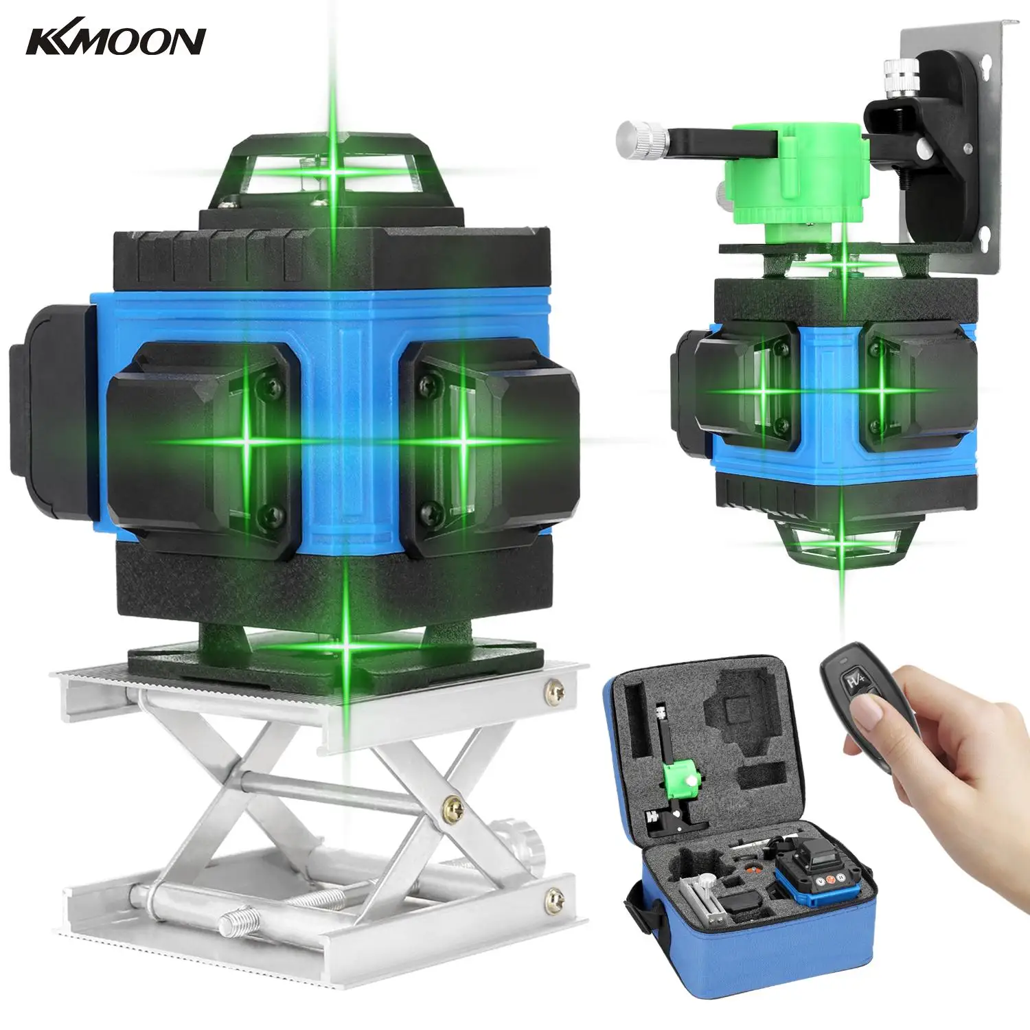 Лазерный уровень KKMOON 4D, 16 линий, 360 градусов, горизонтальный и вертикальный, перекрестные линии, дистанционное управление через приложение, ...
Лазерный уровень KKMOON 4D, 16 линий, 360 градусов, горизонтальный и вертикальный, перекрестные линии, дистанционное управление через приложение, ...