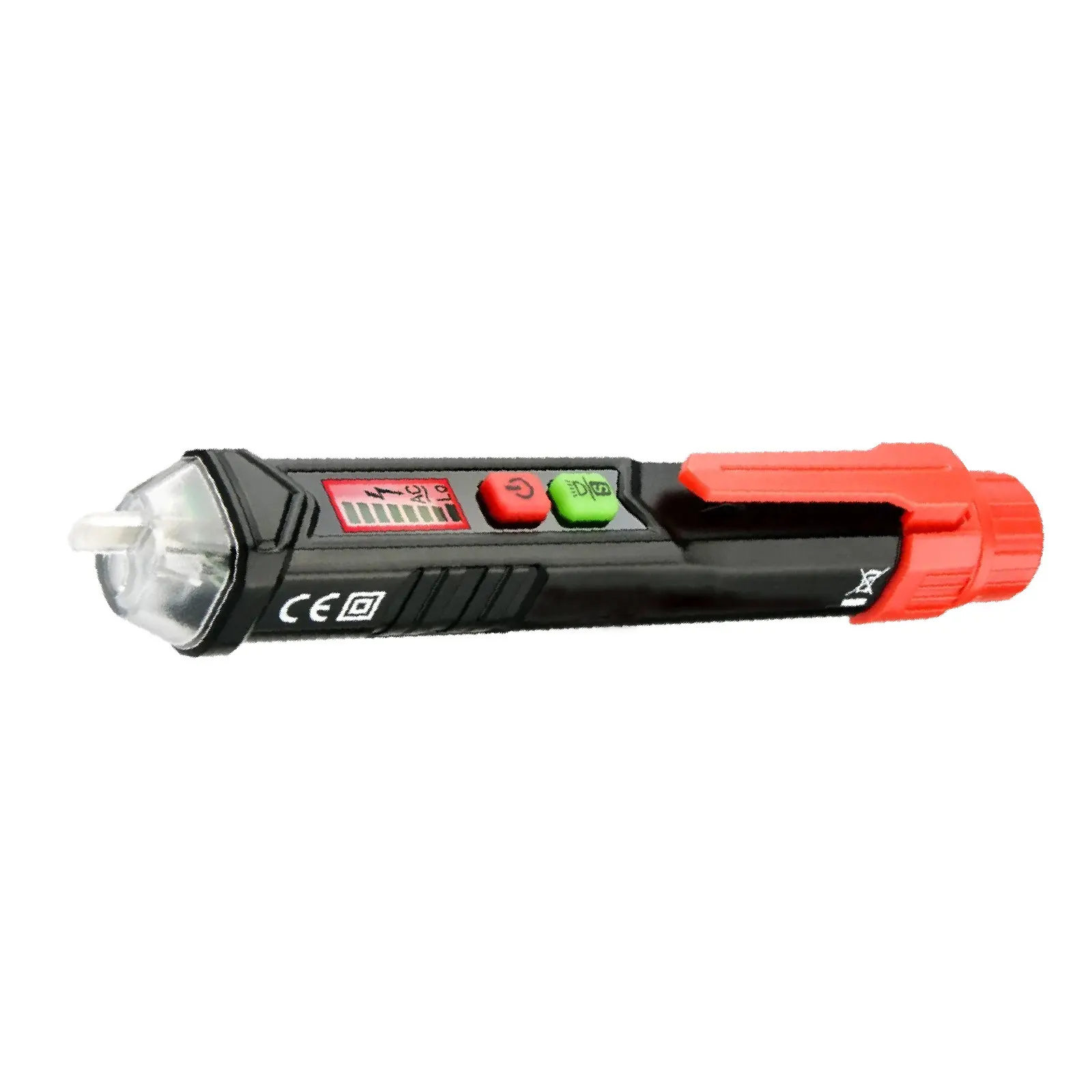 Intelligent Non-Contact Pen Alarm Ac Voltage Detector Adjustable Sound And Color Alert Pen Tester Sensor Tester Test
Intelligent Non-Contact Pen Alarm Ac Voltage Detector Adjustable Sound And Color Alert Pen Tester Sensor Tester Test