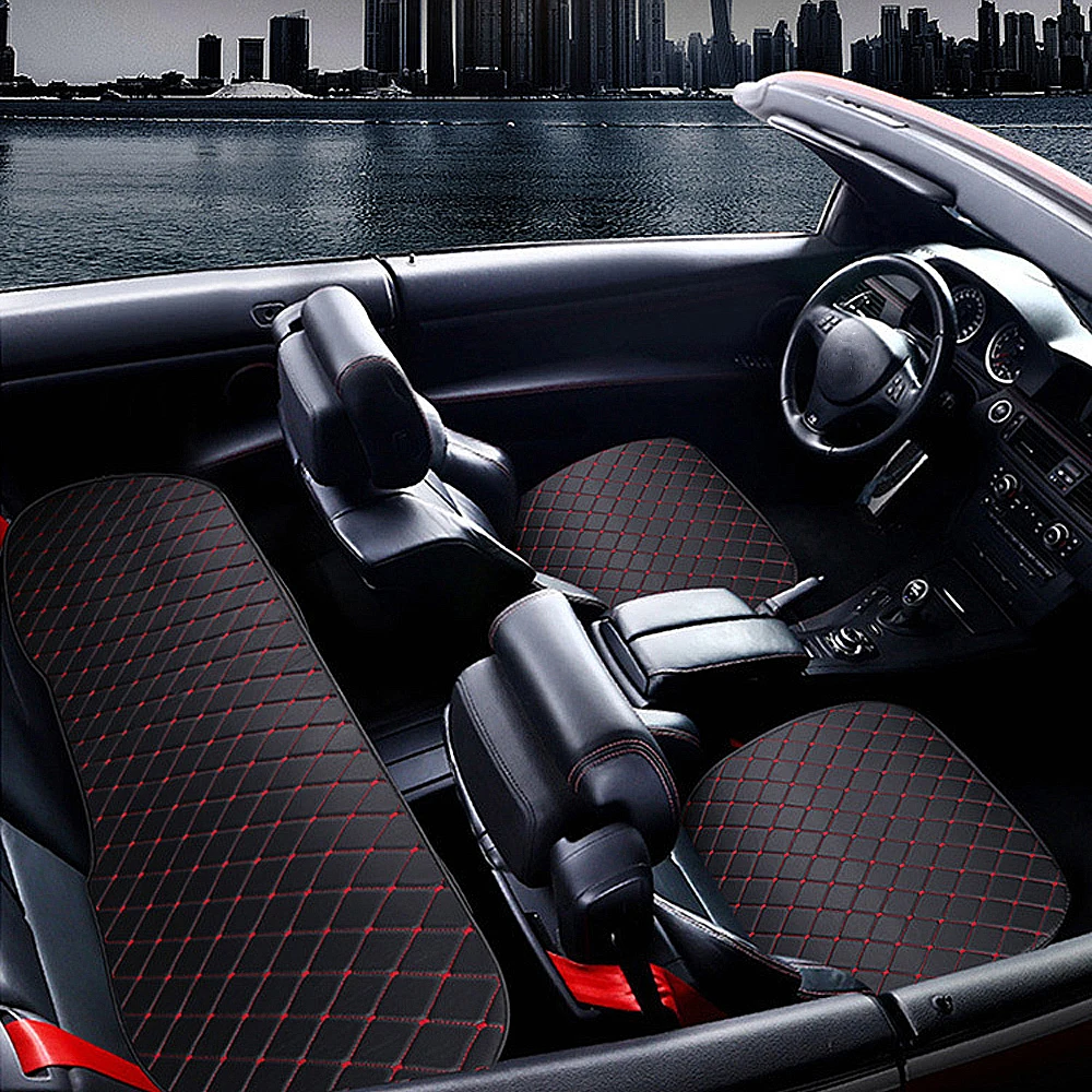 Car Seat Cover Set Universal Leather Car Seat Covers Protection Auto Seats Cushion Pad Mats Chair Protector Interior Accessories
Car Seat Cover Set Universal Leather Car Seat Covers Protection Auto Seats Cushion Pad Mats Chair Protector Interior Accessories