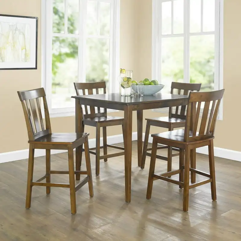 Piece Counter Height Dining Set, Including Table & 4 Chairs, Color, Set of 5
Piece Counter Height Dining Set, Including Table & 4 Chairs, Color, Set of 5