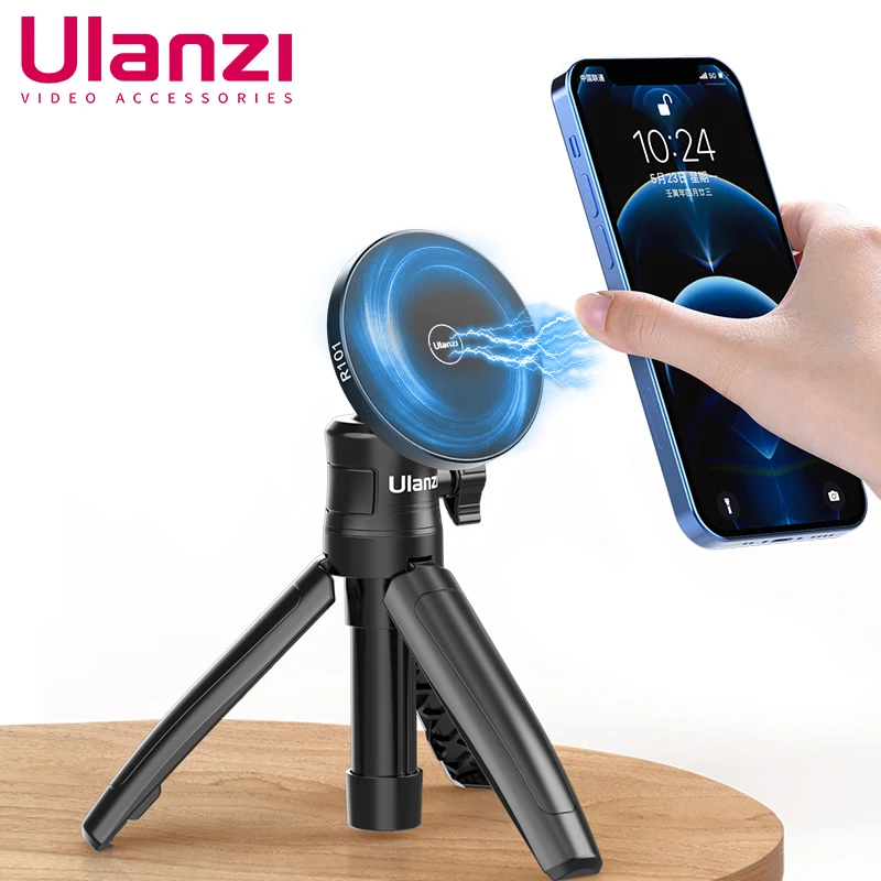 Ulanzi R101 Magsafe to 1/4 Screw Mount Holder for iPhone 13 12 mini 12 / 12 Pro / 12 Pro Max Magnetic Phone Holder
Ulanzi R101 Magsafe to 1/4 Screw Mount Holder for iPhone 13 12 mini 12 / 12 Pro / 12 Pro Max Magnetic Phone Holder