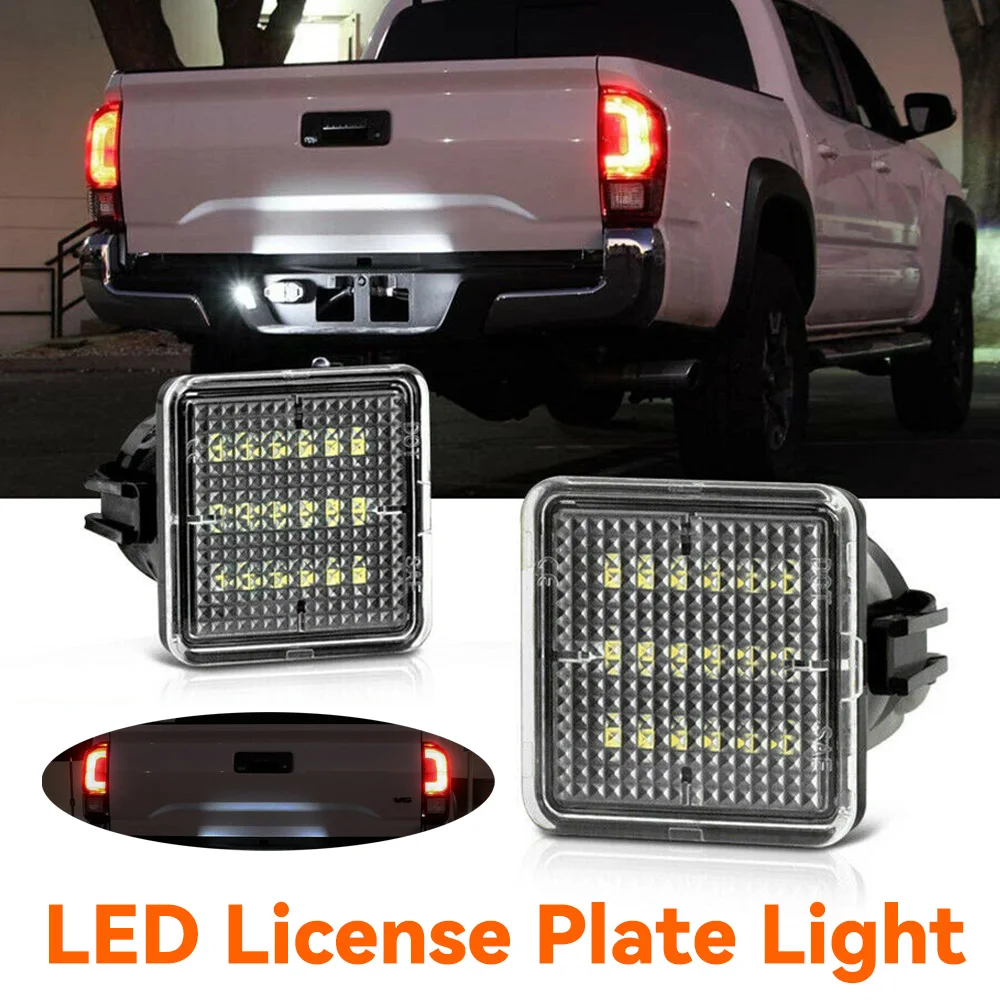 2pcs 12V Car License Plate Light LED Exterior Lamp For Toyota Tacoma 2016-2019 Toyota Tundra 2014-2019 Auto Accessories
2pcs 12V Car License Plate Light LED Exterior Lamp For Toyota Tacoma 2016-2019 Toyota Tundra 2014-2019 Auto Accessories