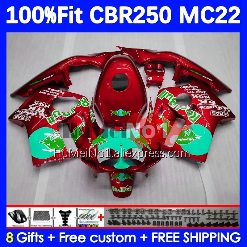Injection For HONDA CBR 250RR CBR250RR 90 91 92 93 94 192No.211 Red Metallic MC22 CBR250 RR 1995 1996 1997 1998 1999 OEM Fairing
Injection For HONDA CBR 250RR CBR250RR 90 91 92 93 94 192No.211 Red Metallic MC22 CBR250 RR 1995 1996 1997 1998 1999 OEM Fairing