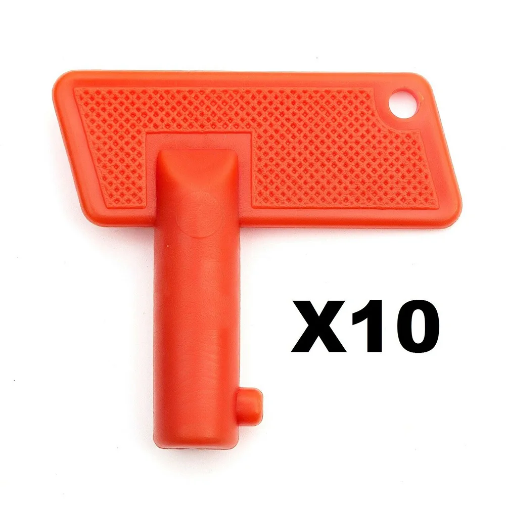 10 Pcs Plastic Keys Red Cut Off Switch Key Various Applications Including Auto/Marine/Boat/Truck Battery Isolator Switch
10 Pcs Plastic Keys Red Cut Off Switch Key Various Applications Including Auto/Marine/Boat/Truck Battery Isolator Switch
