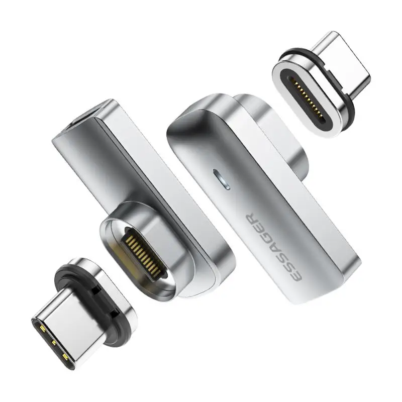 Магнитный разъем типа C, магнитный разъем Essager Micro Type C мама к Usb-c папа 20gbp, синхронизация данных, Otg адаптер Usb C Otg, адаптер Pd 100w
Магнитный разъем типа C, магнитный разъем Essager Micro Type C мама к Usb-c папа 20gbp, синхронизация данных, Otg адаптер Usb C Otg, адаптер Pd 100w