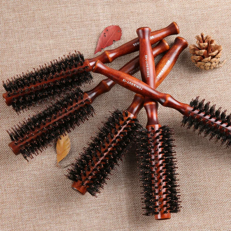 Natural Wild Boar Bristles Straight And Twill Blowing Curling Comb Anti-static Handle Rolling Brush Beauty Salon StylingTool
Natural Wild Boar Bristles Straight And Twill Blowing Curling Comb Anti-static Handle Rolling Brush Beauty Salon StylingTool
