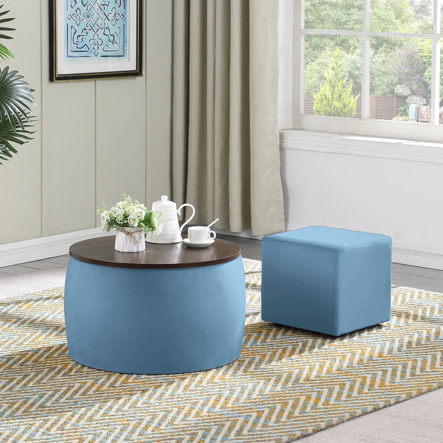 Round Table Chair Sets Coffee Table with Storage Round Square Chair Balcony Furniture for Living Room Bedroom Entryway Office
Round Table Chair Sets Coffee Table with Storage Round Square Chair Balcony Furniture for Living Room Bedroom Entryway Office