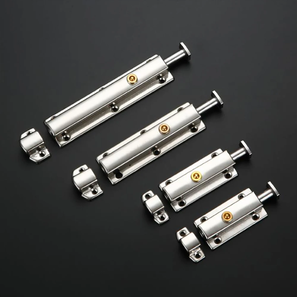 2/3/4/5/6Inch Hotel Office Home Security Lock Chrome Door Lock Door Window Security Bolt Door Lock Latch Gate Cabinet Latch 
2/3/4/5/6Inch Hotel Office Home Security Lock Chrome Door Lock Door Window Security Bolt Door Lock Latch Gate Cabinet Latch