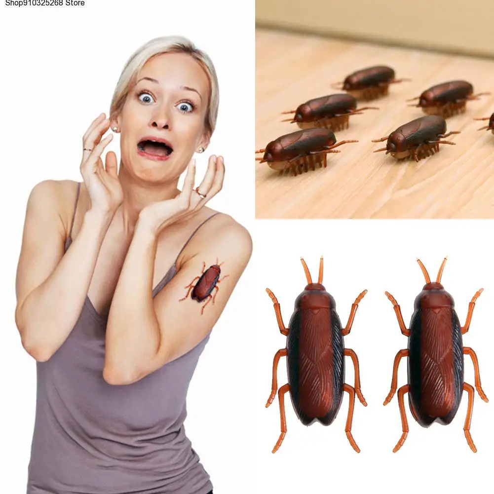 1Pcs Horrible Pets Move Cockroach Electricity Fake Cockroach Toy Insects Prank Joke Scary Trick Bugs For Halloween
1Pcs Horrible Pets Move Cockroach Electricity Fake Cockroach Toy Insects Prank Joke Scary Trick Bugs For Halloween