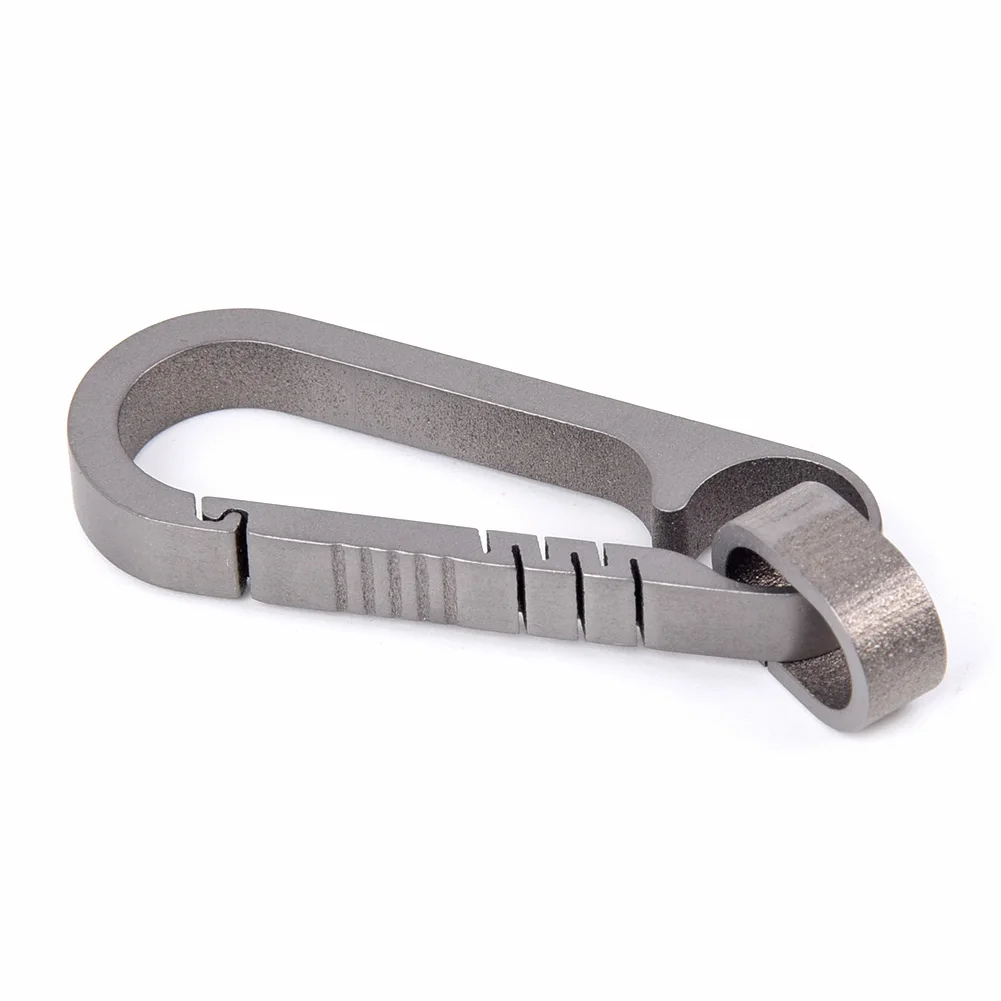 Titanium Alloy DIY Keychains Car Key Waist Keychain Pendant Hanging High Load Capacity 25KG Carabiner Clips Outdoor Tools
Titanium Alloy DIY Keychains Car Key Waist Keychain Pendant Hanging High Load Capacity 25KG Carabiner Clips Outdoor Tools