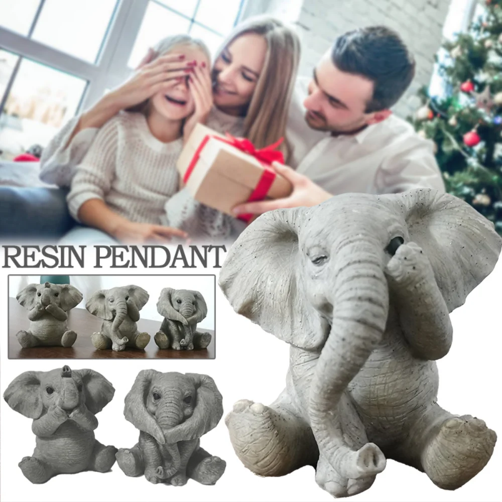 1 шт., декоративная статуэтка слона, 3 вида слонов
1 шт., декоративная статуэтка слона, 3 вида слонов