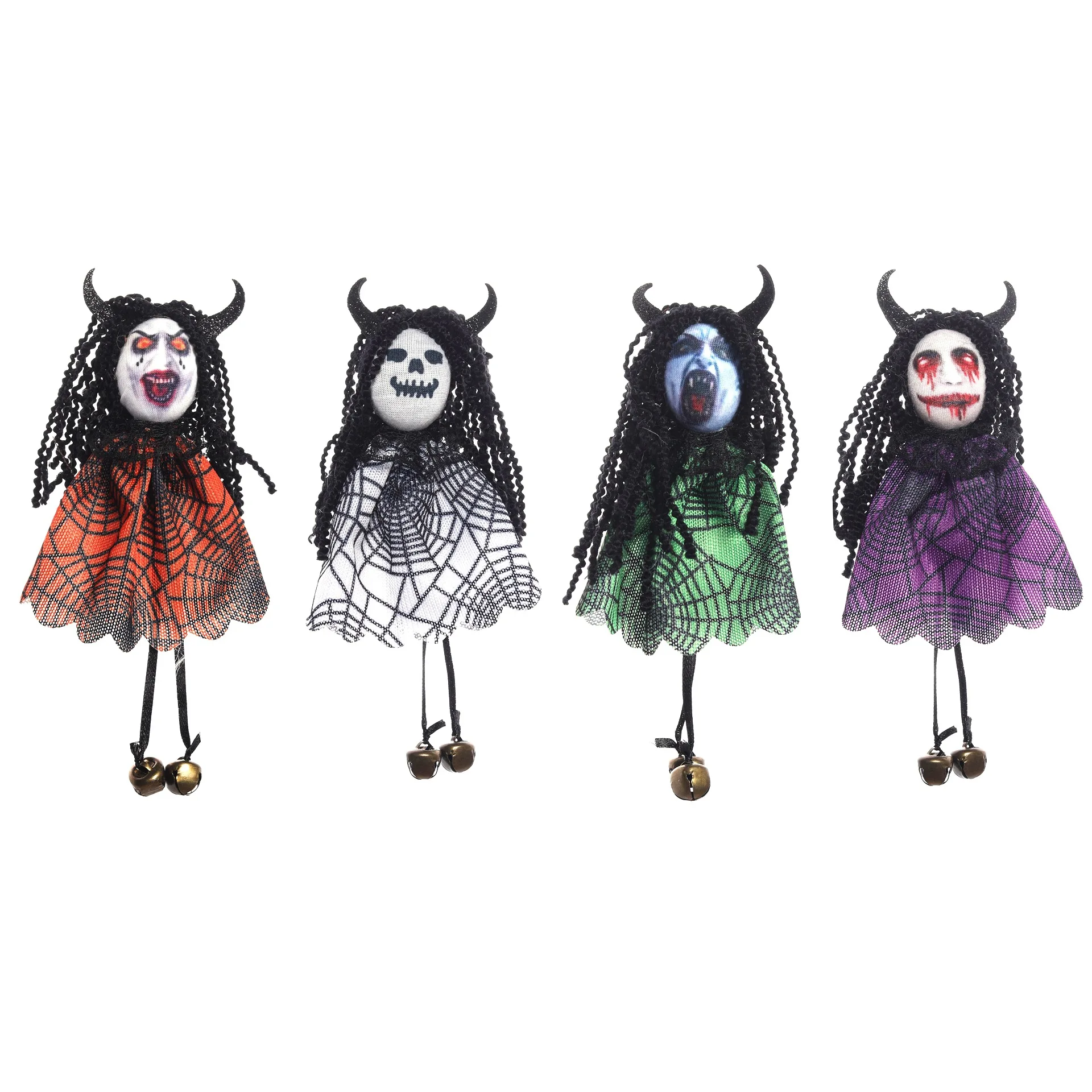 

Halloween Hanging Pendents Ghost Face Witch Doll Ghost Festival Party Trick or Treat Haunted House Decor Halloween Gift for Kids