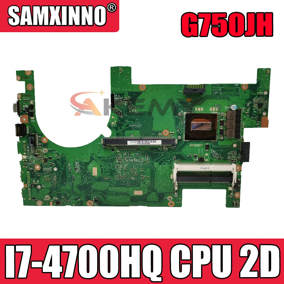 G750JH MAIN_BD/I7-4700HQ 2D TBT I7-4700HQ центральный процессор 2D коннектор для ASUS G750 J750JH материнская плата для ноутбука 100% протестирована
G750JH MAIN_BD/I7-4700HQ 2D TBT I7-4700HQ центральный процессор 2D коннектор для ASUS G750 J750JH материнская плата для ноутбука 100% протестирована