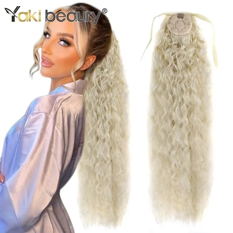 Synthetic Long Fake Hair Pieces Drawstring Ponytail Extensions Corn Curly For Women High Temperature Fiber Hair Extension 
Synthetic Long Fake Hair Pieces Drawstring Ponytail Extensions Corn Curly For Women High Temperature Fiber Hair Extension