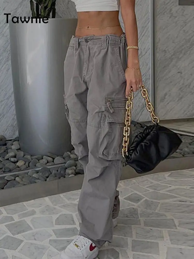 Tawnie 2022 Autumn Y2K Vintage Cargo Jeans 90S Streetwear Loose Wide Leg Trousers Harajuku Women Jogger Baggy Pants Casual
Tawnie 2022 Autumn Y2K Vintage Cargo Jeans 90S Streetwear Loose Wide Leg Trousers Harajuku Women Jogger Baggy Pants Casual