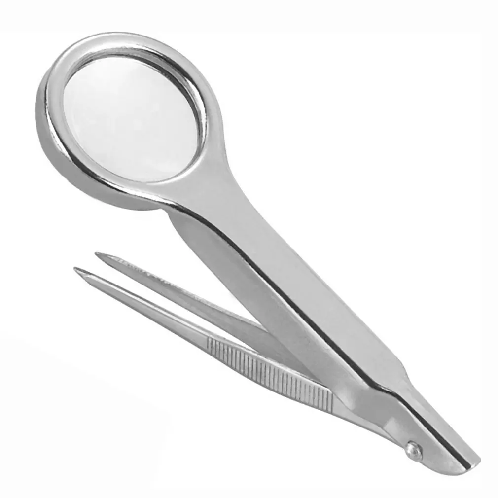 Portable Size Multifunctional 10X Magnifier Stainless Steel Magnifying Glass With Tweezer Handheld Repairing Loupe Tool
Portable Size Multifunctional 10X Magnifier Stainless Steel Magnifying Glass With Tweezer Handheld Repairing Loupe Tool
