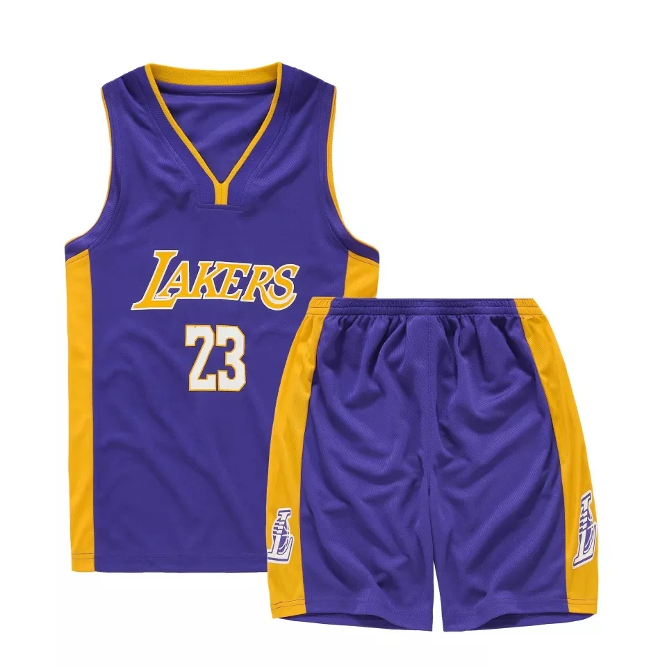 New 23 Number Basketball Uniform Suit Children Outdoor Sportswear Boys Sleeveless Vest Youth Basketball Vest Shorts Sportswear
New 23 Number Basketball Uniform Suit Children Outdoor Sportswear Boys Sleeveless Vest Youth Basketball Vest Shorts Sportswear