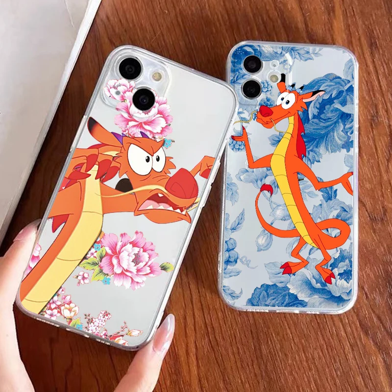 Disney Mulan Mushu dragon Phone Case For Apple iPhone 14 13 12 11 SE XS XR X 7 8 6 5 Pro Plus MAX 2020 Transparent Cover
Disney Mulan Mushu dragon Phone Case For Apple iPhone 14 13 12 11 SE XS XR X 7 8 6 5 Pro Plus MAX 2020 Transparent Cover