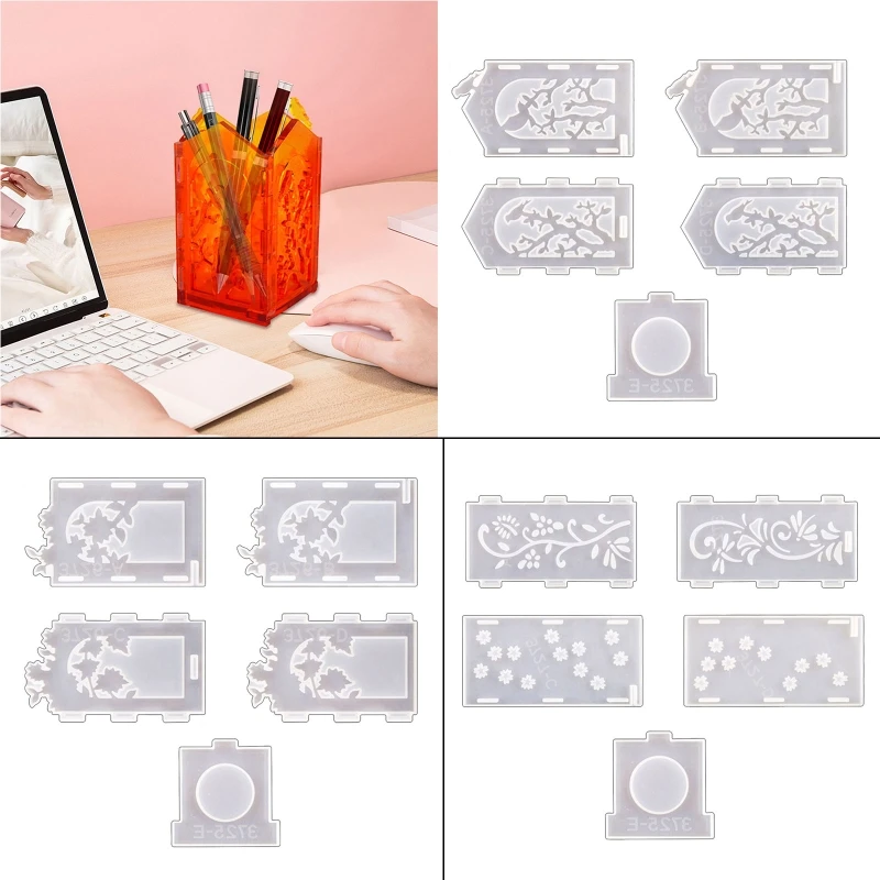 Lantern Shape Silicone Resin Molds Pen Holder Makeup Brush Holder Molds Epoxy Casting Molds for Jewelry DIY mAKING Craft
Lantern Shape Silicone Resin Molds Pen Holder Makeup Brush Holder Molds Epoxy Casting Molds for Jewelry DIY mAKING Craft