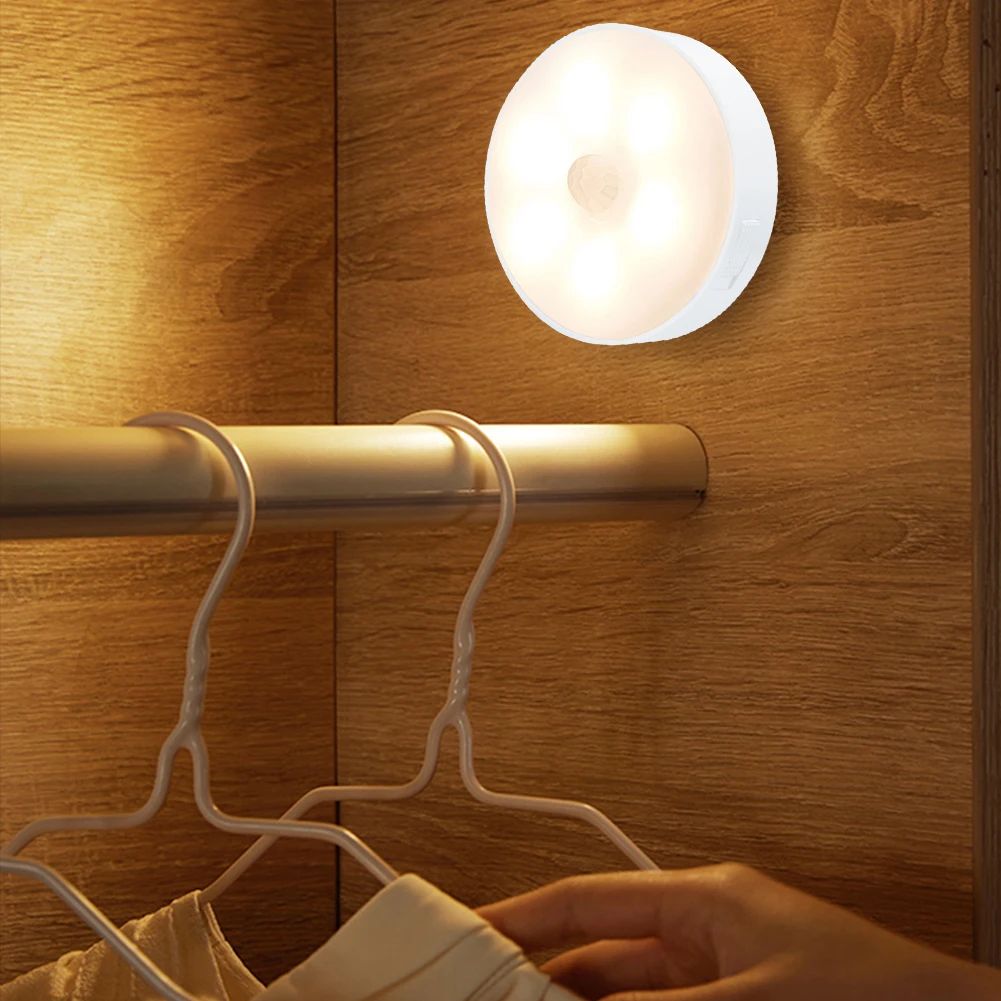 4Pcs Motion Sensor Wireless Night Lights Bedroom Decor Light 6 LED Detector wall decorative lamp staircase closet room lighting
4Pcs Motion Sensor Wireless Night Lights Bedroom Decor Light 6 LED Detector wall decorative lamp staircase closet room lighting