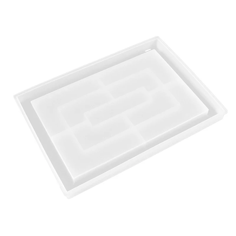 Tray Mold Resin Molds Large Rectangle Epoxy Tray Silicone Resin Mold For DIY Plate Making Tools
Tray Mold Resin Molds Large Rectangle Epoxy Tray Silicone Resin Mold For DIY Plate Making Tools