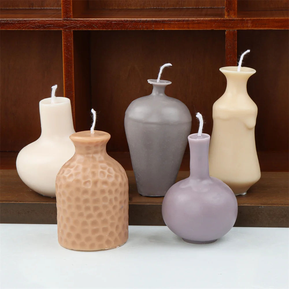 Chinoiserie Vase Shape Silicone Candle Mold DIY Aromatherapy Plaster Ornaments Soap Epoxy Resin Mould Handicrafts Making Tool
Chinoiserie Vase Shape Silicone Candle Mold DIY Aromatherapy Plaster Ornaments Soap Epoxy Resin Mould Handicrafts Making Tool