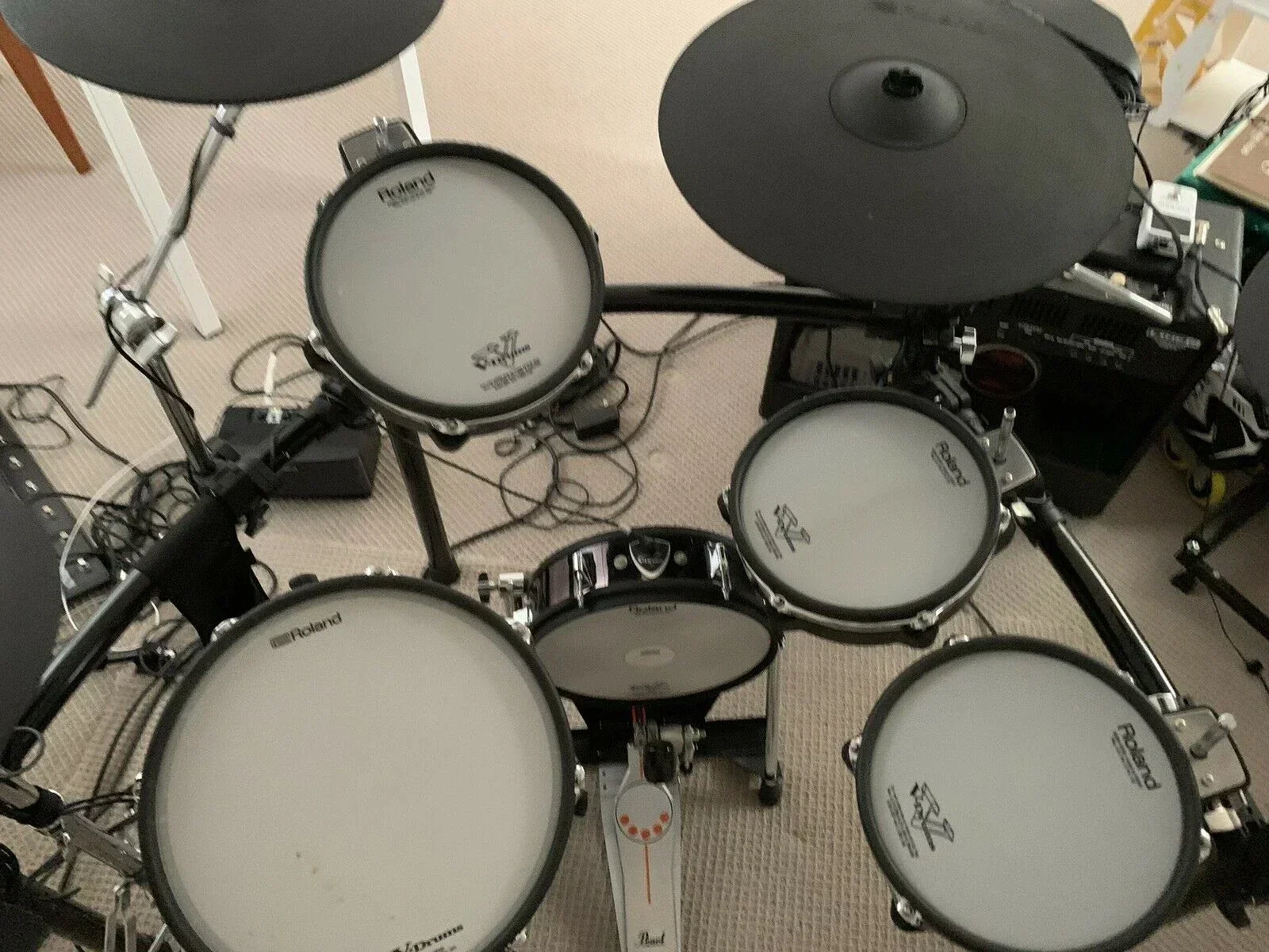Готовая к отправке подлинная электронная ударная установка Rolands TD-17KVX V-Drums #