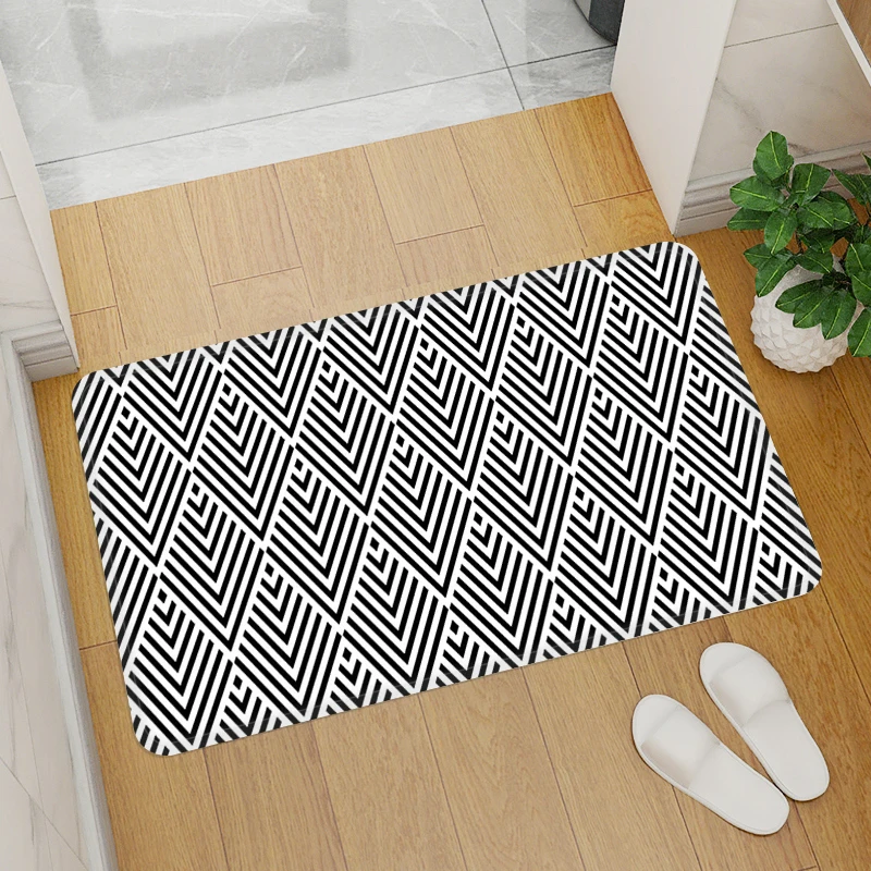 Black And White Floor Mat Kitchen Carpet Rugs Room Mats Prayer Rug Doormat Entrance Door Home Carpets Bath Foot Bathroom House
Black And White Floor Mat Kitchen Carpet Rugs Room Mats Prayer Rug Doormat Entrance Door Home Carpets Bath Foot Bathroom House