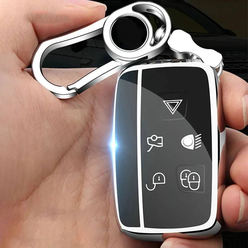 Soft TPU Car Remote Key Case Cover Holder Shell Fob For Land Rover Range Rover Sport Evoque Freelander Jaguar XF XJ XE XJL XF
Soft TPU Car Remote Key Case Cover Holder Shell Fob For Land Rover Range Rover Sport Evoque Freelander Jaguar XF XJ XE XJL XF