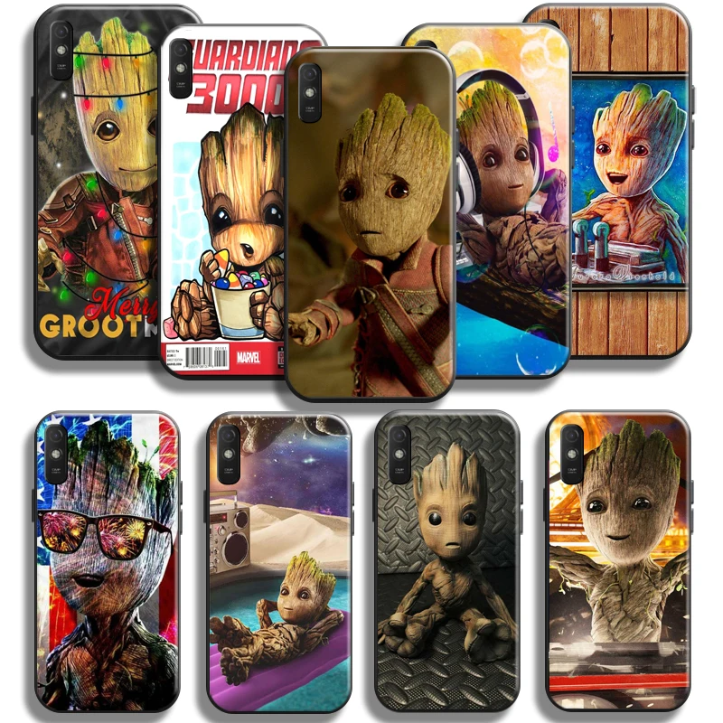 Marvel Groot Case For Xiaomi Redmi 9A Phone Case For Redmi 9AT Liquid Silicon Back Soft Coque TPU Black
Marvel Groot Case For Xiaomi Redmi 9A Phone Case For Redmi 9AT Liquid Silicon Back Soft Coque TPU Black