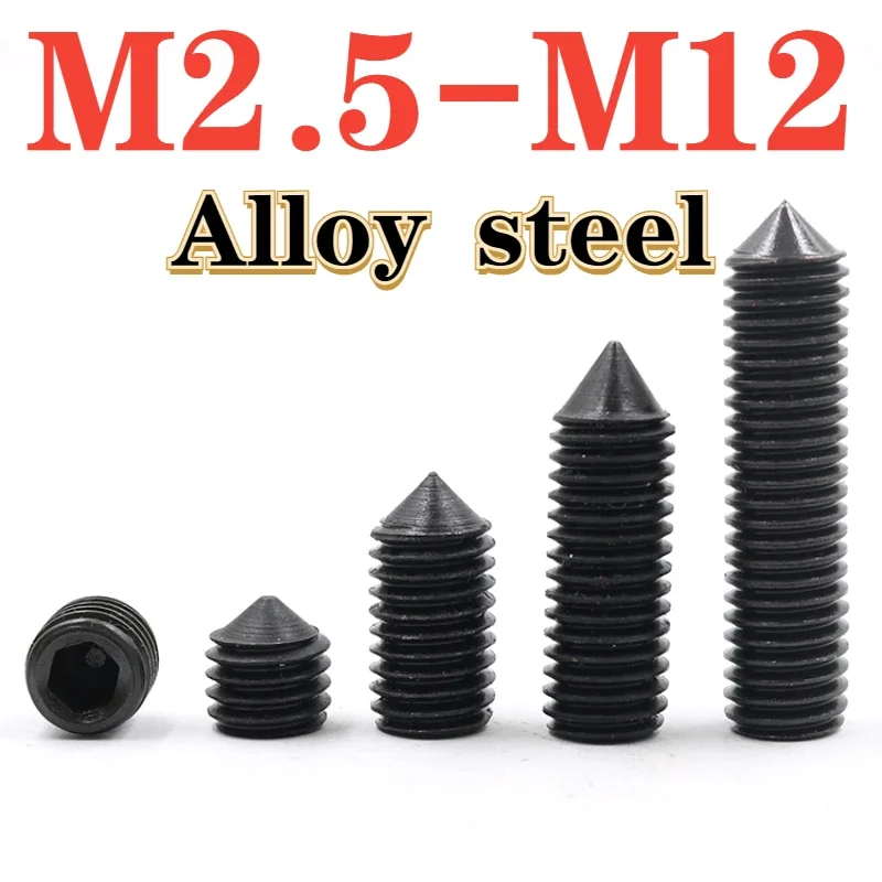 Болт с шестигранной головкой из легированной стали черного цвета 12,9 M2,5 M3 M4 M5 M6 M8 M10 M12 Крепежный винт с циклической головкой с конусной головкой
Болт с шестигранной головкой из легированной стали черного цвета 12,9 M2,5 M3 M4 M5 M6 M8 M10 M12 Крепежный винт с циклической головкой с конусной головкой