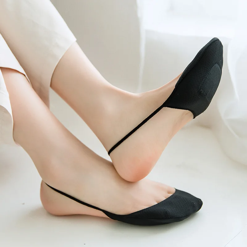 High Heel Invisible Boat Socks Women Summer Silicone Non-Slip Socks for High Heels Shoes Ice Silk Thin Half-Palm Suspender
High Heel Invisible Boat Socks Women Summer Silicone Non-Slip Socks for High Heels Shoes Ice Silk Thin Half-Palm Suspender