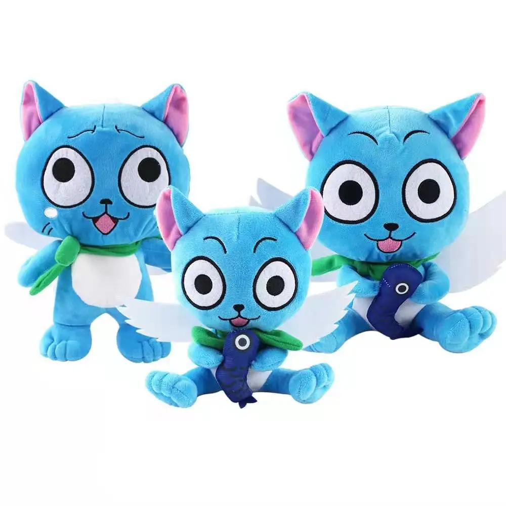 Japanese Anime Cartoon Fairy Tail Happy Plush Toy Kawaii Blue Happy with Fish Soft Stuffed Dolls For Kids Brithday Best Gifts
Japanese Anime Cartoon Fairy Tail Happy Plush Toy Kawaii Blue Happy with Fish Soft Stuffed Dolls For Kids Brithday Best Gifts