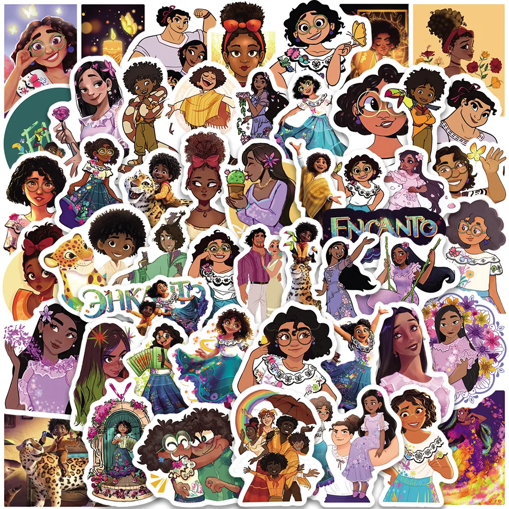 10/30/50pcs Disney Movie Encanto Stickers Cartoon Decals Kids Toy Skateboard Laptop Phone Diary Guitar Bike Car Graffiti Sticker
10/30/50pcs Disney Movie Encanto Stickers Cartoon Decals Kids Toy Skateboard Laptop Phone Diary Guitar Bike Car Graffiti Sticker