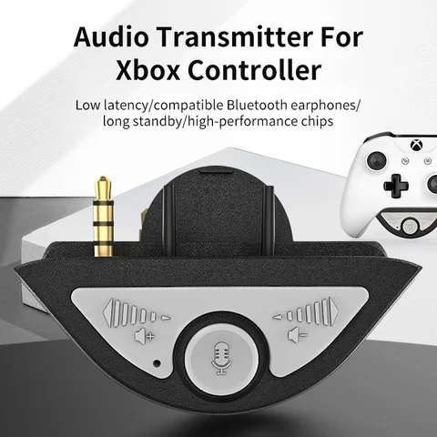 Аудио передатчик для Xbox One, универсальный аудио адаптер для Xbox серии, поддерживает Bluetooth-совместимый адаптер для BT звонков и гарнитуры