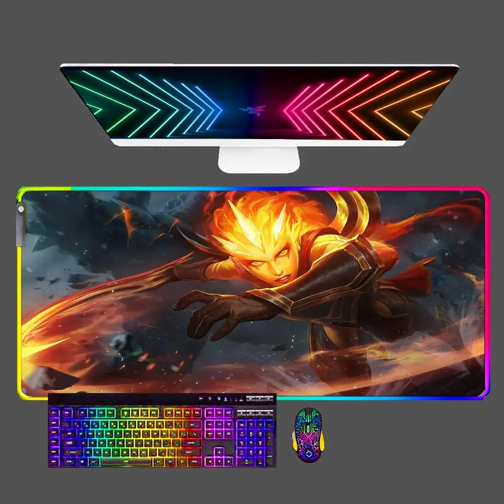 Игровой коврик для мыши Diana League Of Legends RGB, большая стандартная клавиатура, Нескользящий Резиновый коврик для компьютера, Настольный коврик дл...
Игровой коврик для мыши Diana League Of Legends RGB, большая стандартная клавиатура, Нескользящий Резиновый коврик для компьютера, Настольный коврик дл...