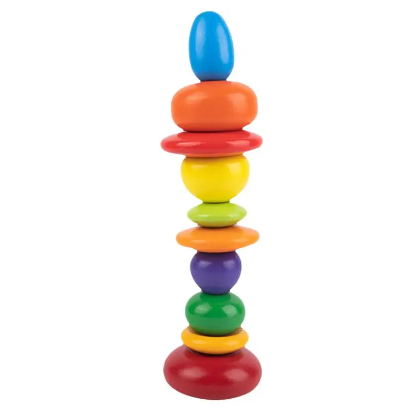New Baby Toys Wooden Building Block Colored Stone Creative Educational Toys Nordic Style Stacking Game Rainbow Stone Wooden Toys
New Baby Toys Wooden Building Block Colored Stone Creative Educational Toys Nordic Style Stacking Game Rainbow Stone Wooden Toys