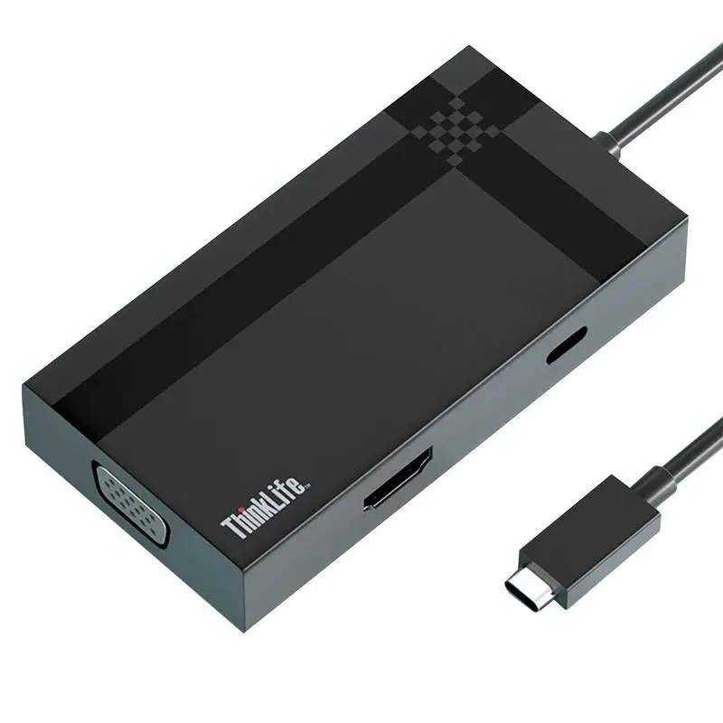 

Type-C Docking Station USB Splitter Portable High Definition Multimedia Interface to VGA Adapter Docking Station for Laptop