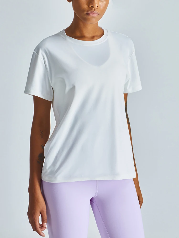 Yoga Tops Women Gym T-shirts Mesh Stitching Loose Breathable Tee Shirts Woman Pilates Fitness Tops Female Sporting Clothes
Yoga Tops Women Gym T-shirts Mesh Stitching Loose Breathable Tee Shirts Woman Pilates Fitness Tops Female Sporting Clothes