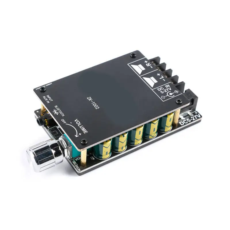 ZK-1002 100W * 2 HIFI level fever high fidelity high power 2.0 stereo wireless digital power amplifier board TPA3116
ZK-1002 100W * 2 HIFI level fever high fidelity high power 2.0 stereo wireless digital power amplifier board TPA3116