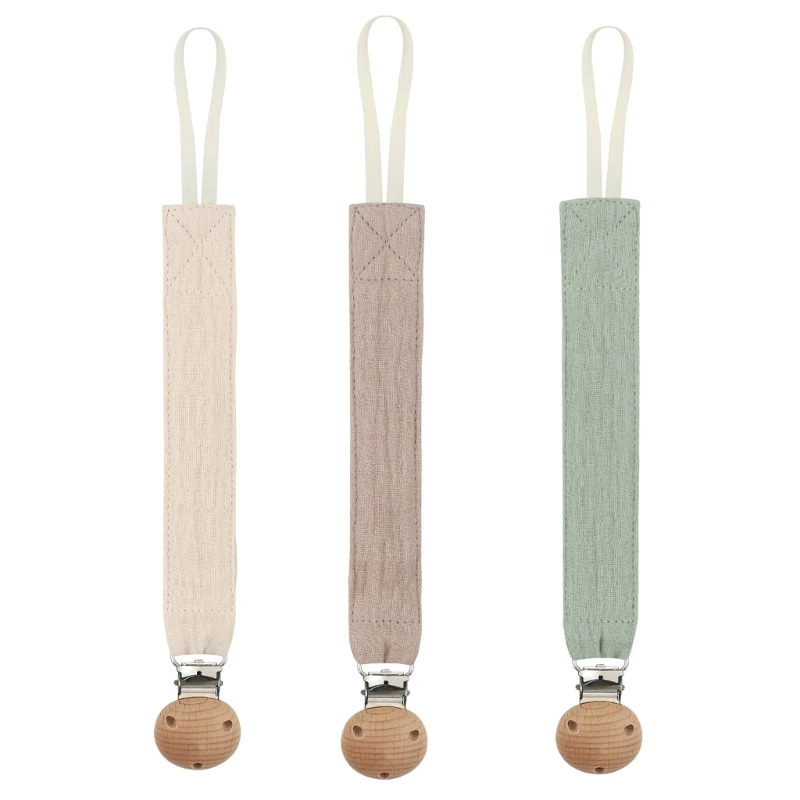 3pcs Cute Cotton Pacifier Clips Wooden Dummy Chain Holder Newborn Soother Chains Nipple Holder for Infant Babies
3pcs Cute Cotton Pacifier Clips Wooden Dummy Chain Holder Newborn Soother Chains Nipple Holder for Infant Babies