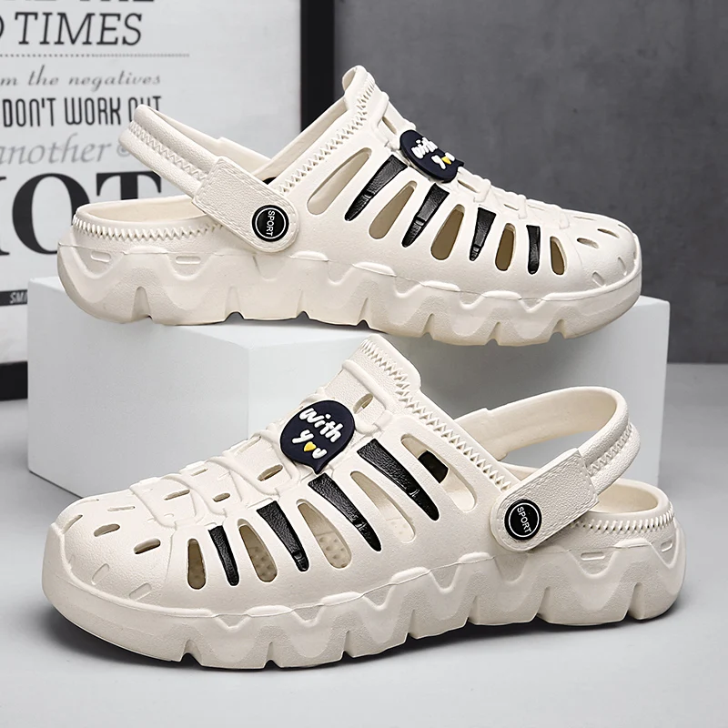 2023 Original Summer New Men's Perforated Shoes Lightweight and Breathable Beach Sandals Men's Casual Shoes Men's Garden Shoes
2023 Original Summer New Men's Perforated Shoes Lightweight and Breathable Beach Sandals Men's Casual Shoes Men's Garden Shoes