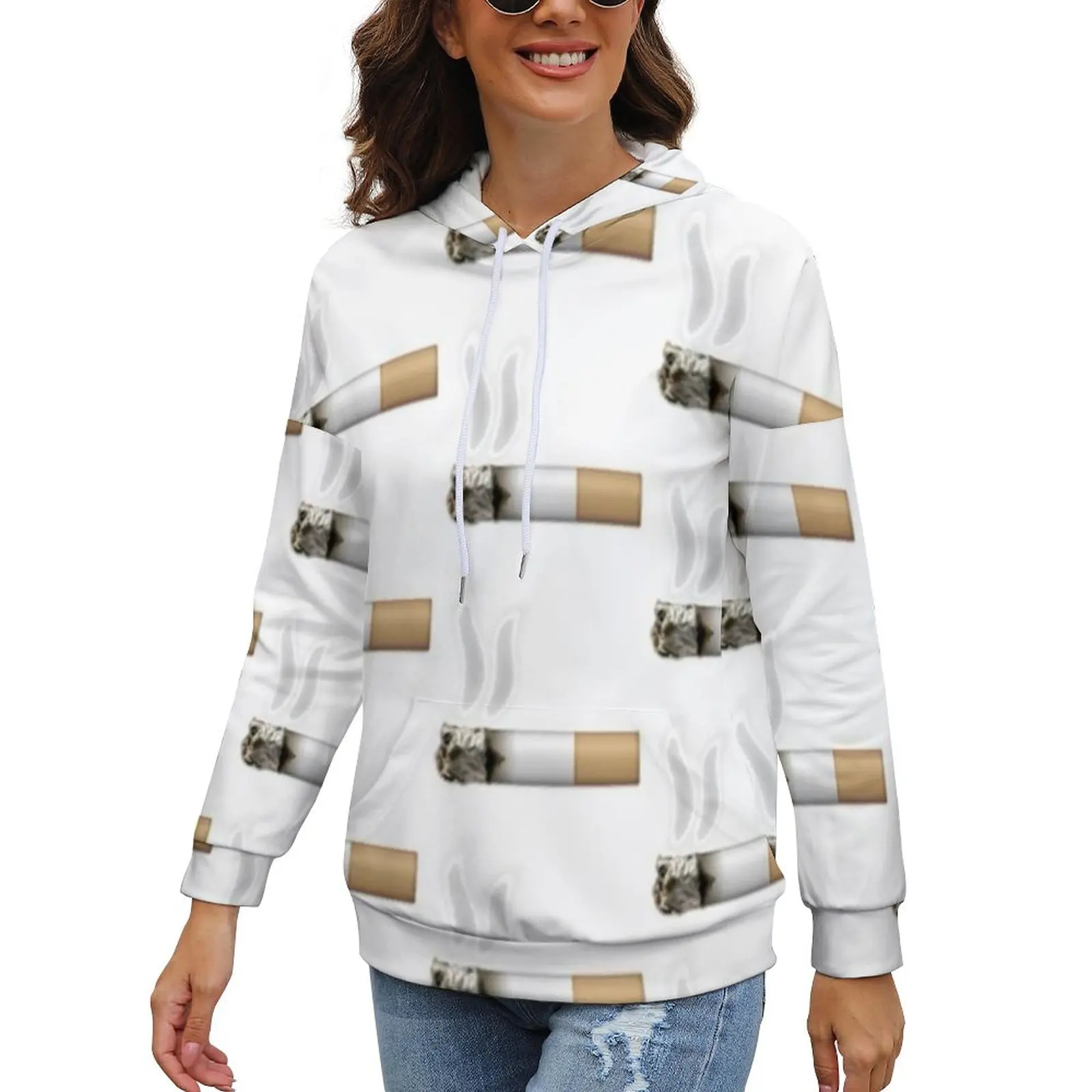 Cigarette Hoodie Polyester Smoking Streetwear Hoodies Sweet Pullover Hoodie Lady Over Sized
Cigarette Hoodie Polyester Smoking Streetwear Hoodies Sweet Pullover Hoodie Lady Over Sized
