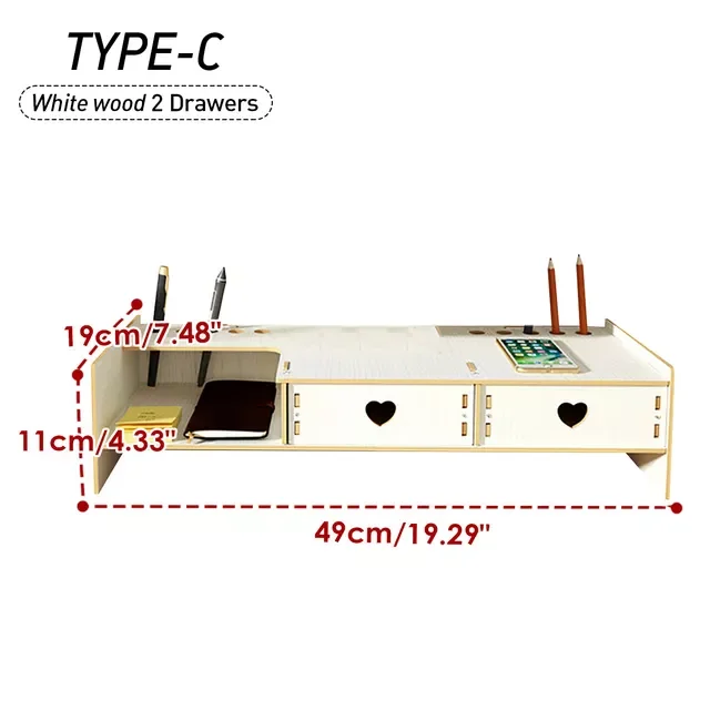 2022NEW Monitor Stand Monitor Support Laptop Computer Stand PVC Wood Monitor Riser Shelf Desktop Screen Riser Cute Holder 3 Draw
2022NEW Monitor Stand Monitor Support Laptop Computer Stand PVC Wood Monitor Riser Shelf Desktop Screen Riser Cute Holder 3 Draw