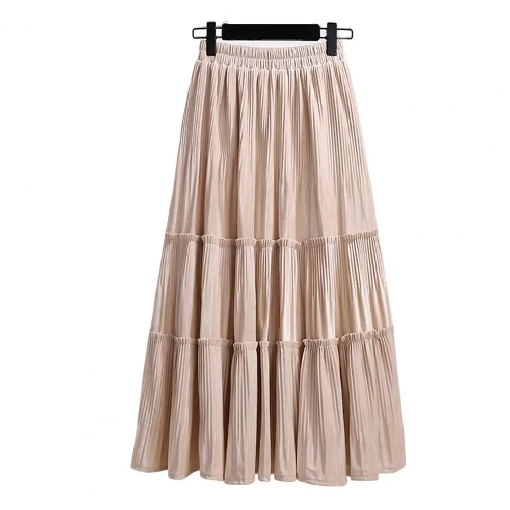 A Line Skirt 2023 woman High Waist Elastic Waistband Autumn Vintage Pleated Cake Skirt 스커트
A Line Skirt 2023 woman High Waist Elastic Waistband Autumn Vintage Pleated Cake Skirt 스커트