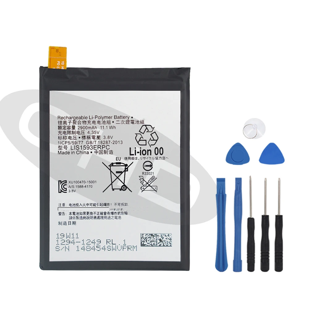 Оригинальный сменный аккумулятор OHD LIS1593ERPC для SONY Xperia Z5 E6883 E6633 E6653 E6683 E6603, оригинальный аккумулятор для телефона 2900 мАч
Оригинальный сменный аккумулятор OHD LIS1593ERPC для SONY Xperia Z5 E6883 E6633 E6653 E6683 E6603, оригинальный аккумулятор для телефона 2900 мАч