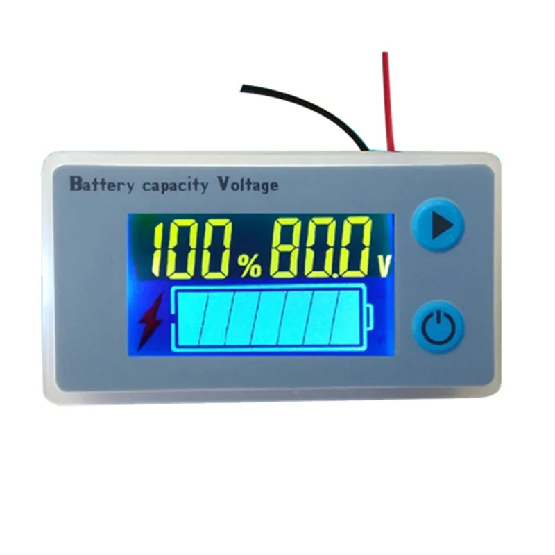 12V 24V 36V 48V 60V 72V Battery Capacity Indicator Temperature Display Low Voltage Alarm Color Screen
12V 24V 36V 48V 60V 72V Battery Capacity Indicator Temperature Display Low Voltage Alarm Color Screen