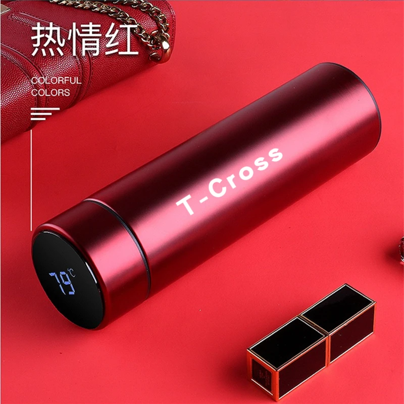 500ml Creative Smart Thermos Temperature Display Vacuum 304 Thermos Mug For Volkswagen VW T-CROSS 2018 2019 2020 car accessories
500ml Creative Smart Thermos Temperature Display Vacuum 304 Thermos Mug For Volkswagen VW T-CROSS 2018 2019 2020 car accessories